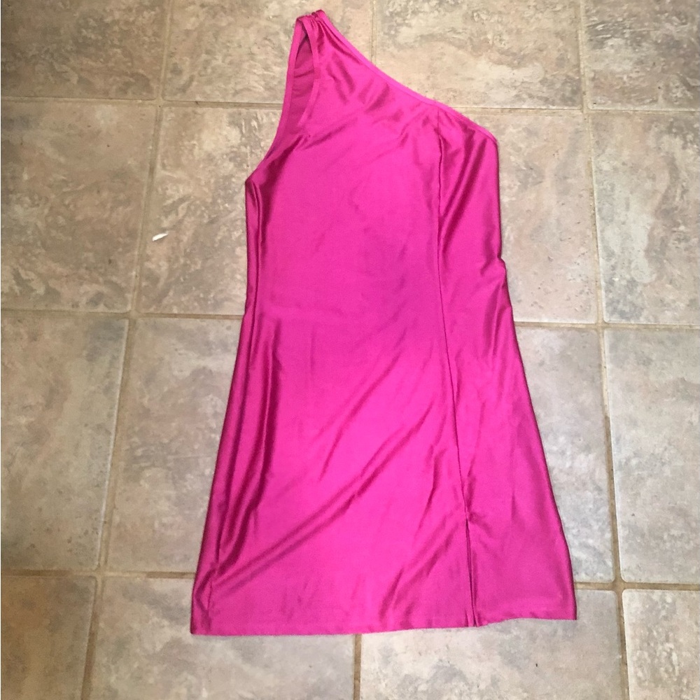 NWOT Right About Now Satin Mini Dress